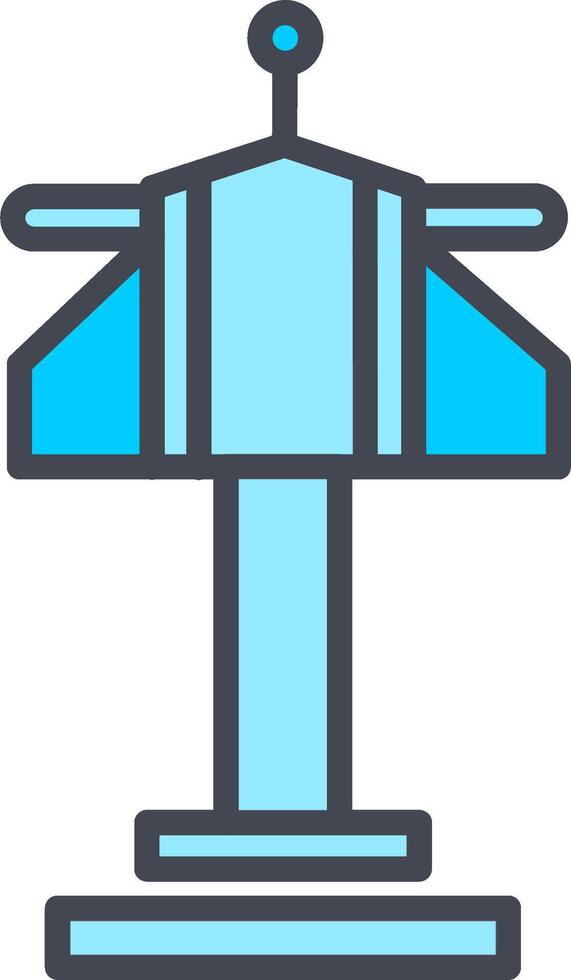 Air Control Tower Vector Icon