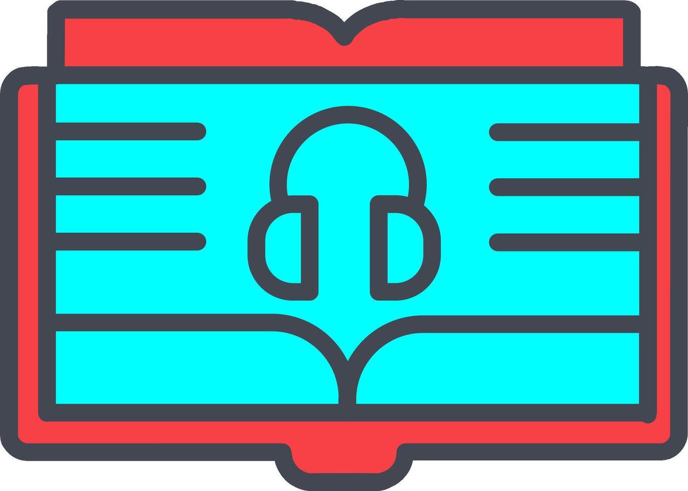 Audio Book Vector Icon