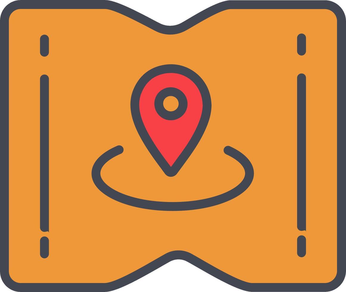 Map and Location Vector Icon