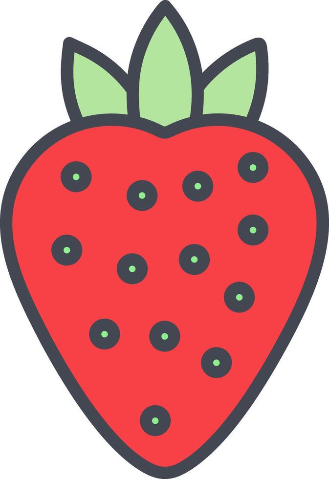 Strawberry Vector Icon