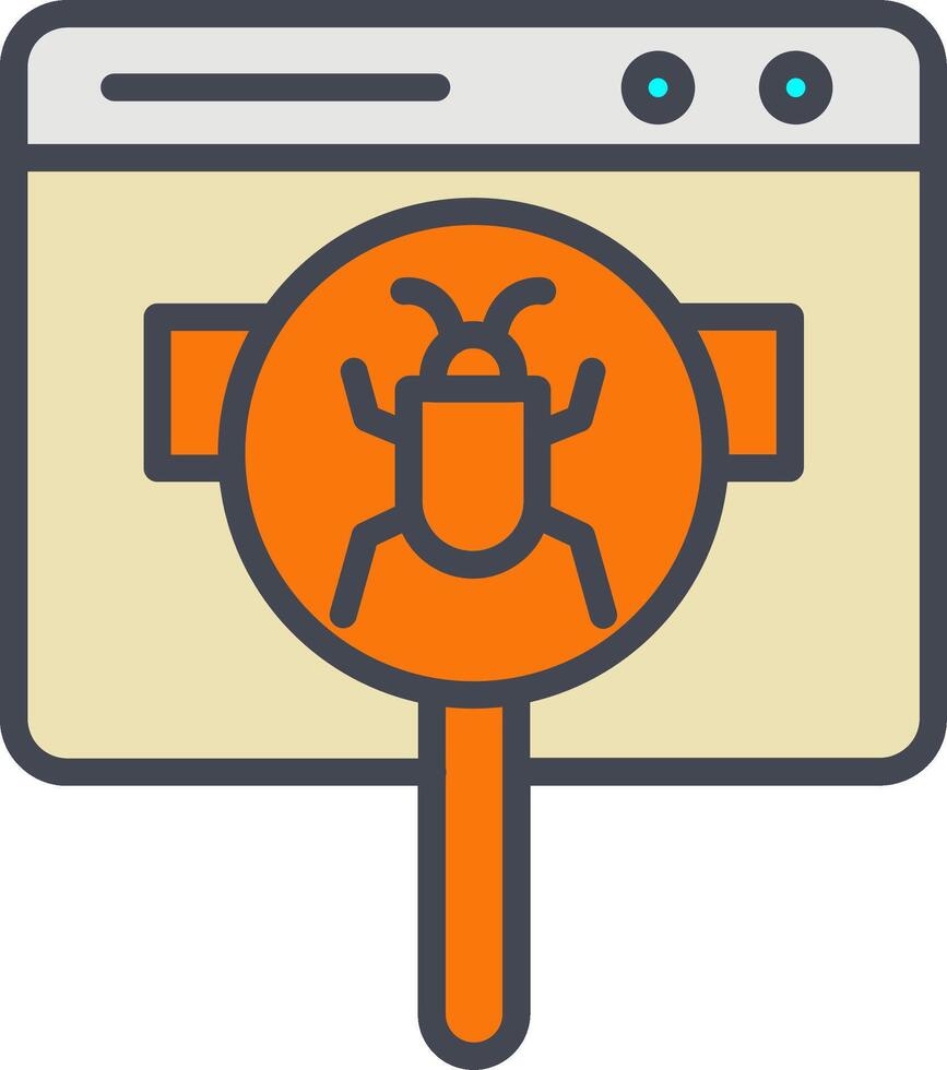 Web Bug Vector Icon