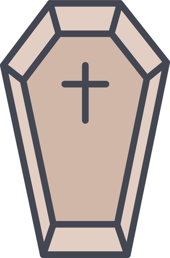 Coffin Vector Icon