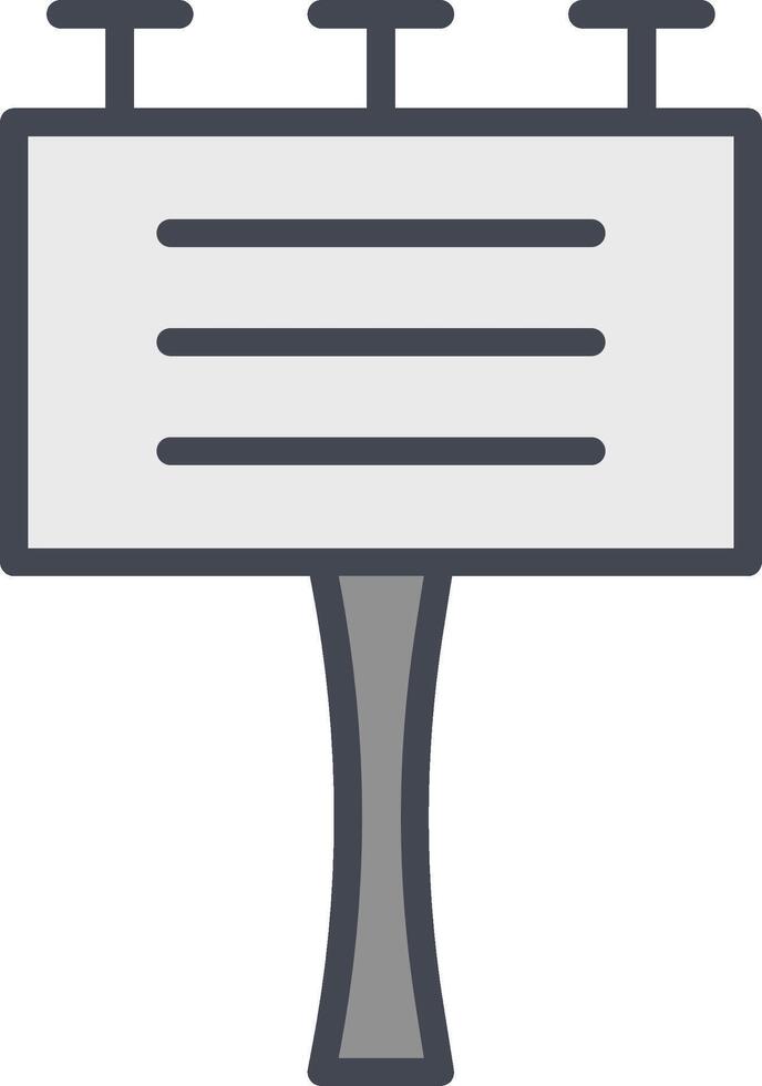 Signboard Vector Icon