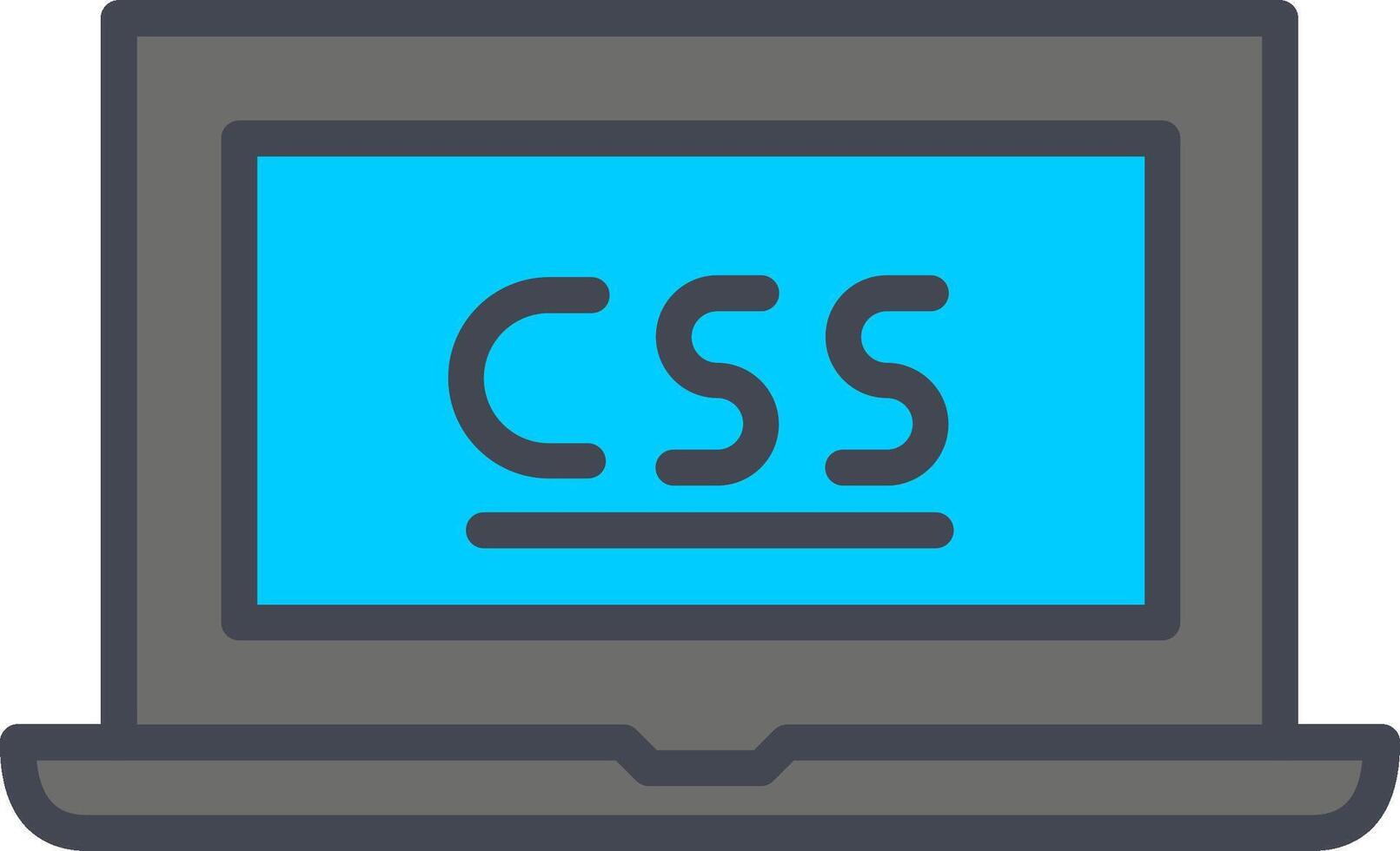 CSS Laptop Vector Icon