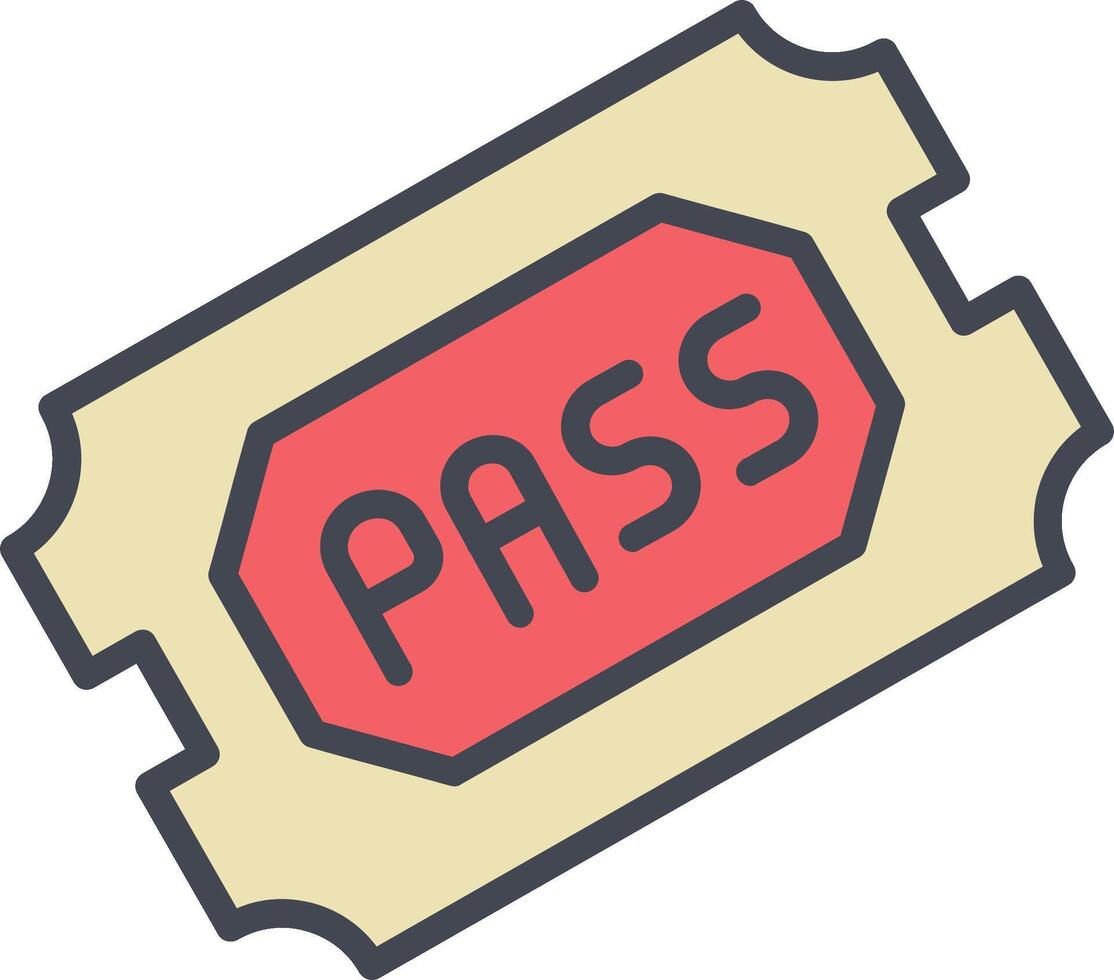 Passes Vector Icon