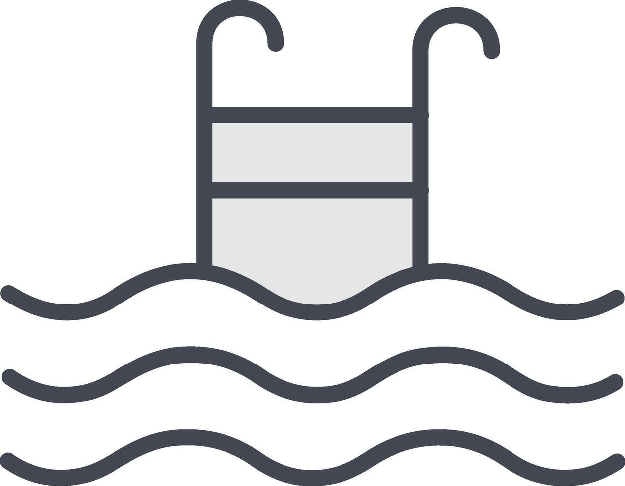 icono de vector de piscina