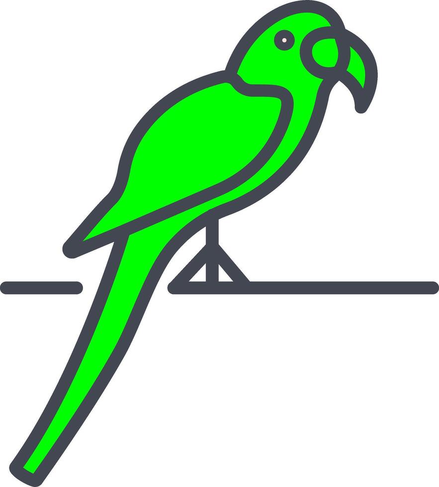 icono de vector de loro