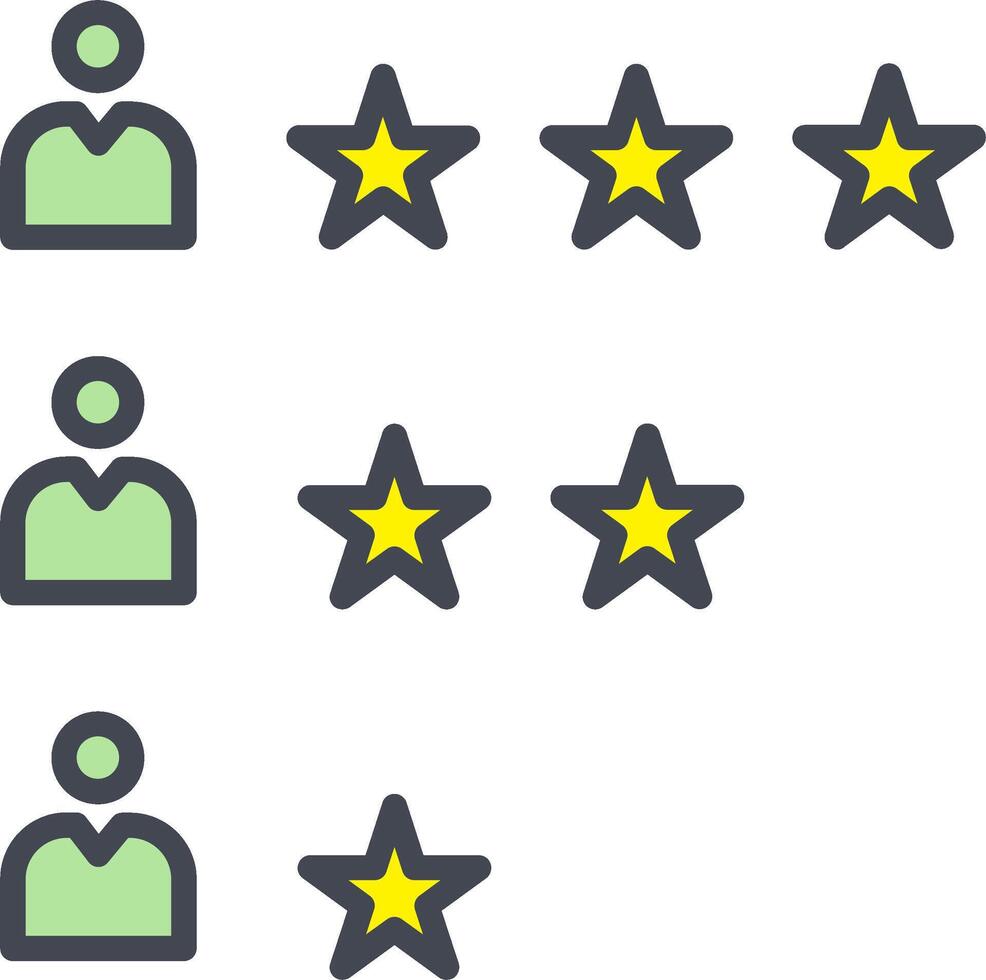 Rating Vector Icon