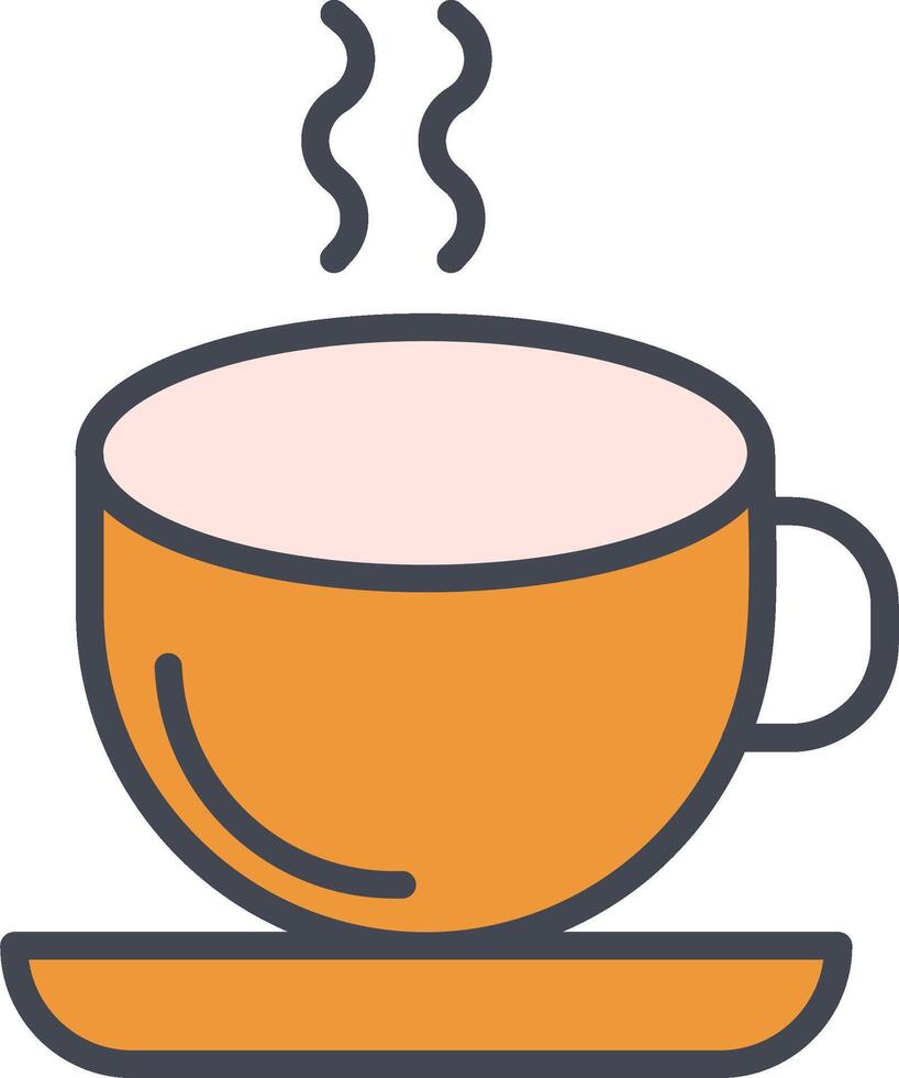 icono de vector de taza de café