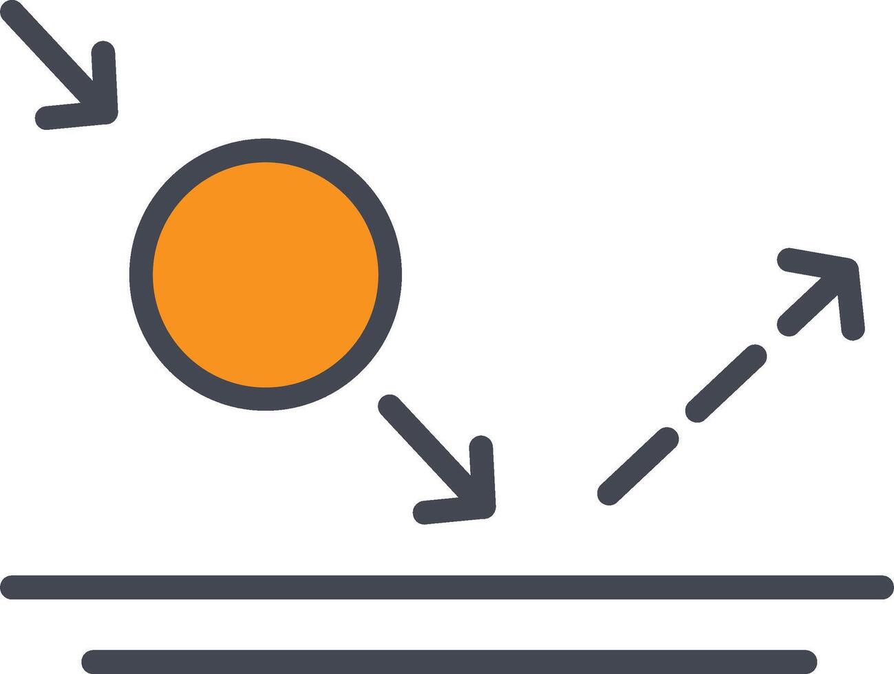 Bounce Vector Icon