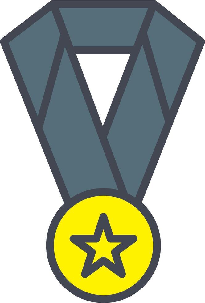 icono de vector de medalla