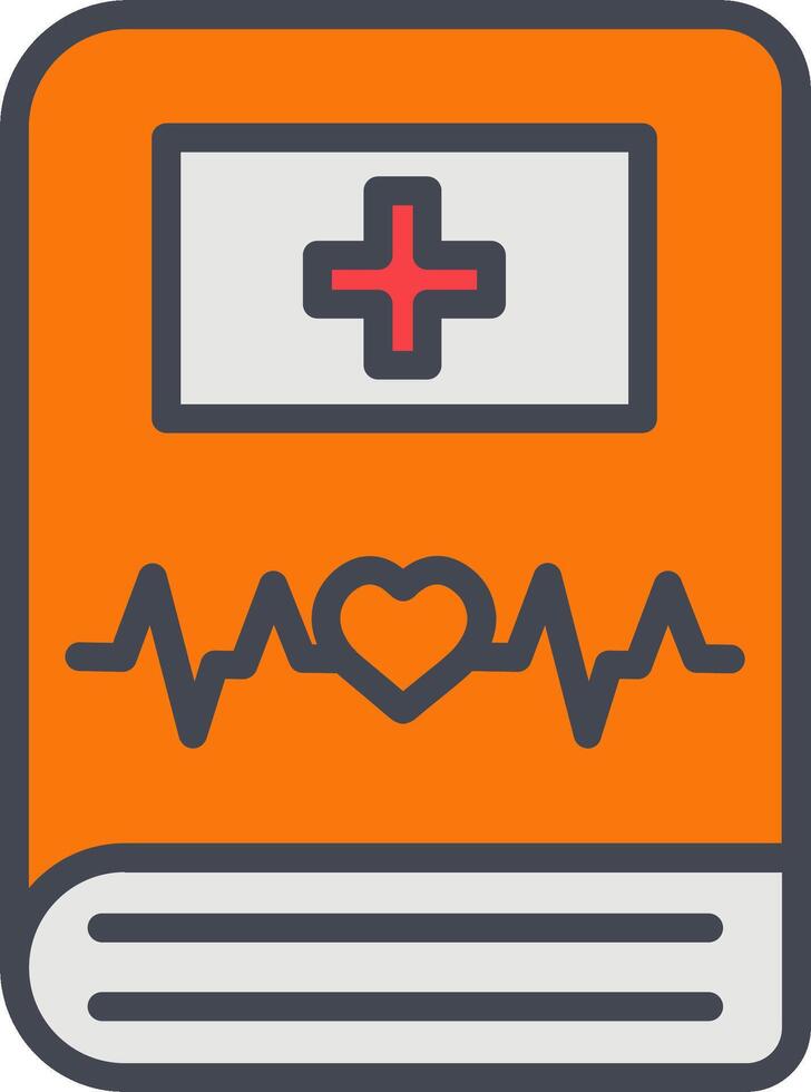 Medical Book Vector Icon