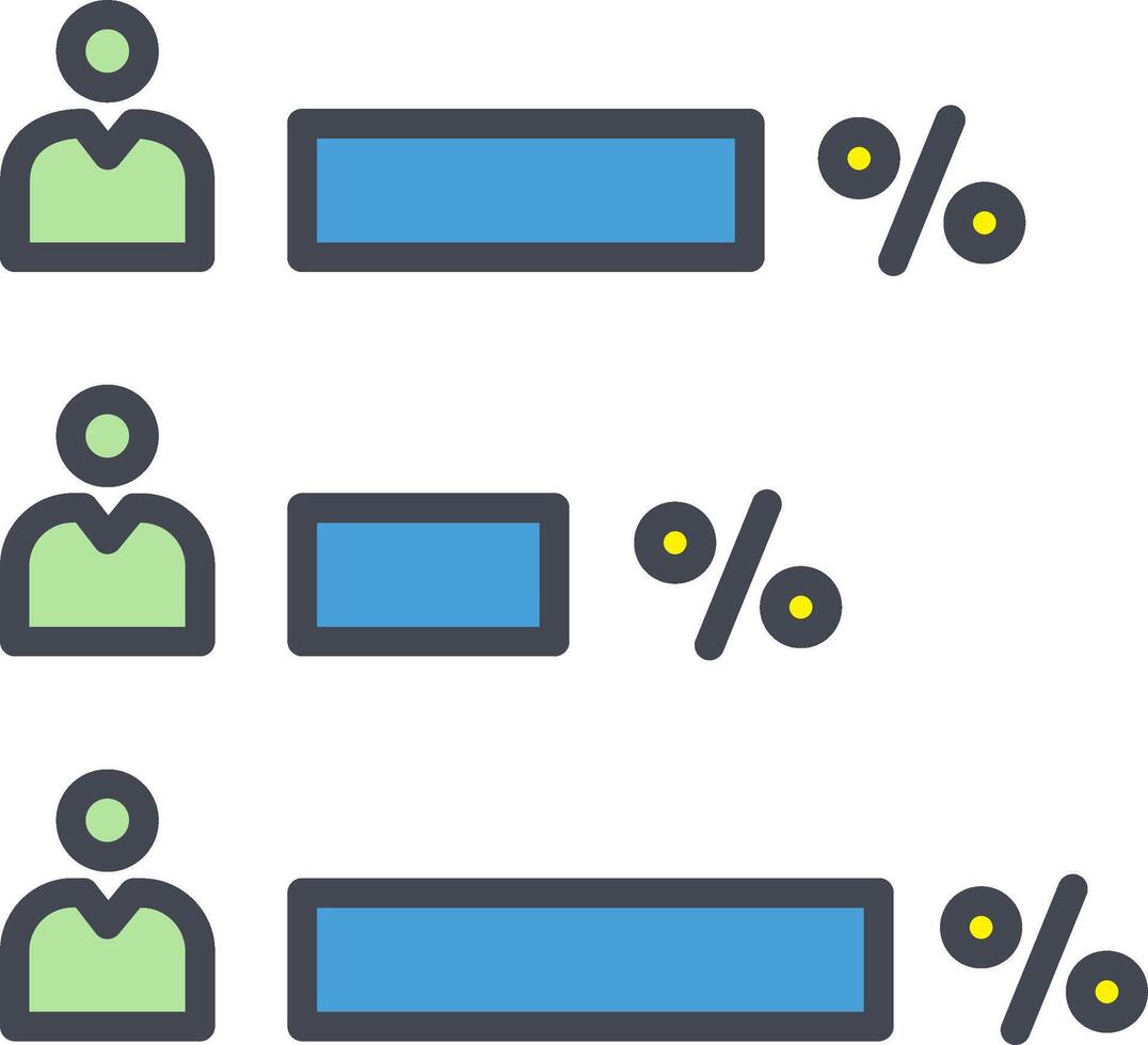 Voting Result Vector Icon