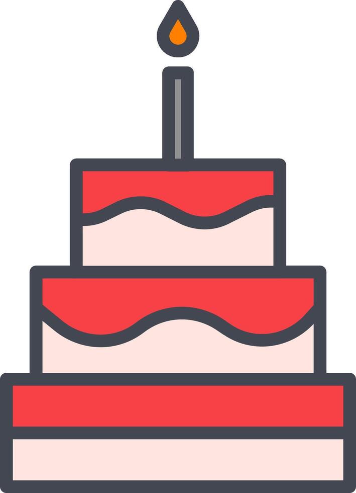 Cake Vector Icon