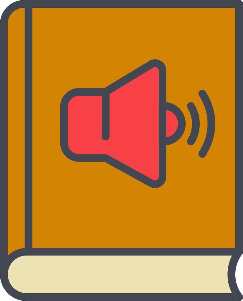 Audio Book Vector Icon