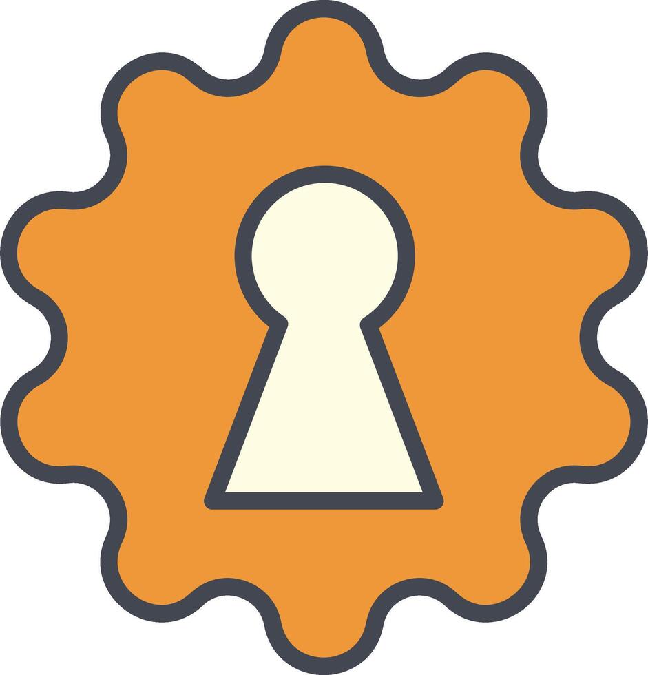 Key Hole Vector Icon