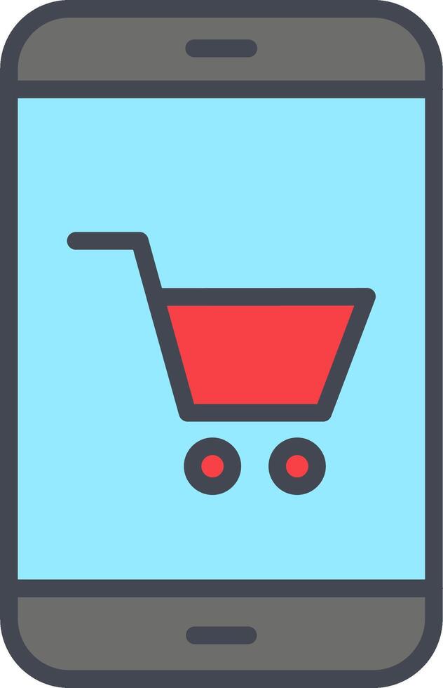 Online Shopping Vector Icon