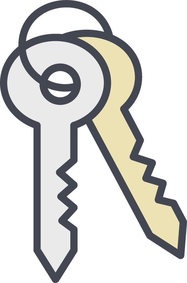 House Key Vector Icon