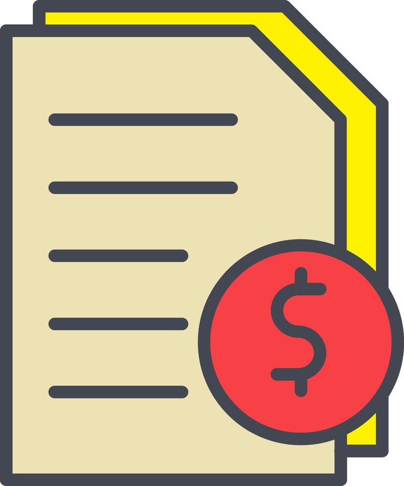 Invoices Vector Icon