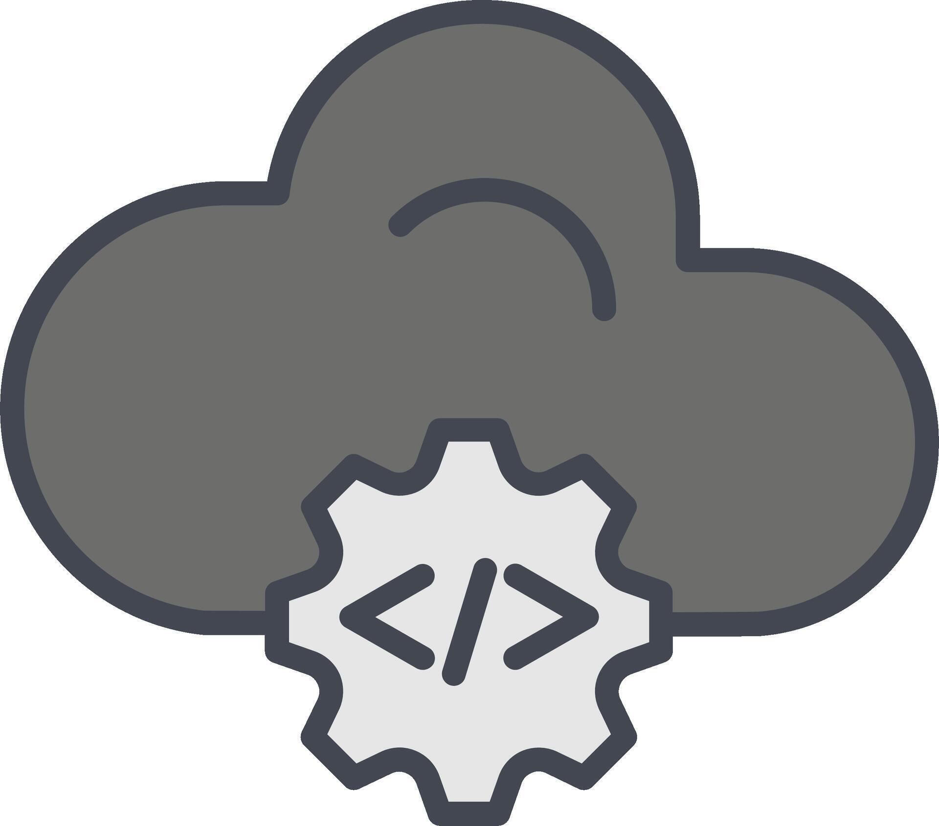 Cloud Coding Vector Icon 41816528 Vector Art at Vecteezy