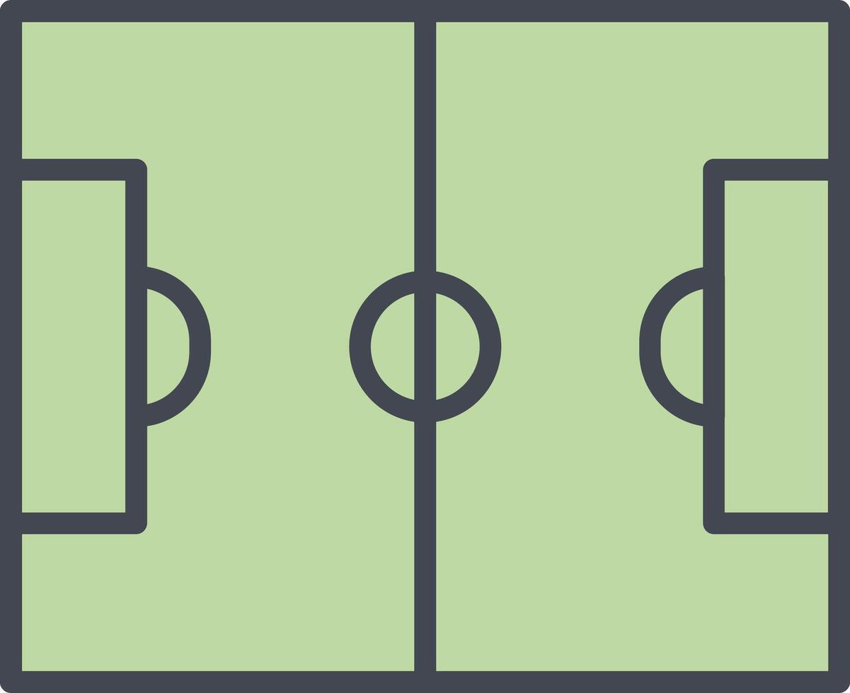 Football Field Vector Icon