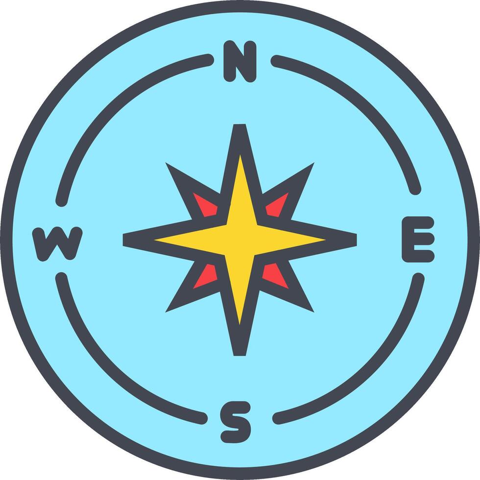 Compass Vector Icon
