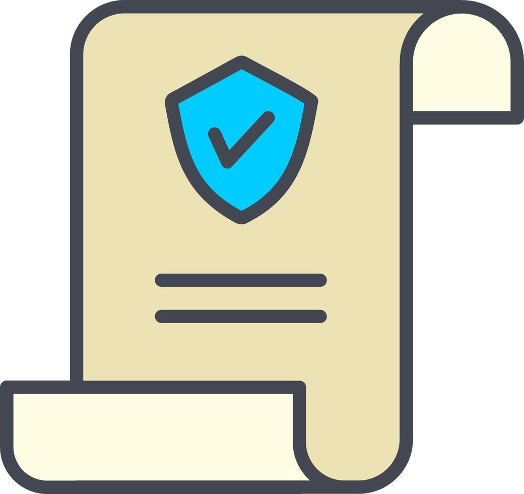 Insurance Policy Vector Icon