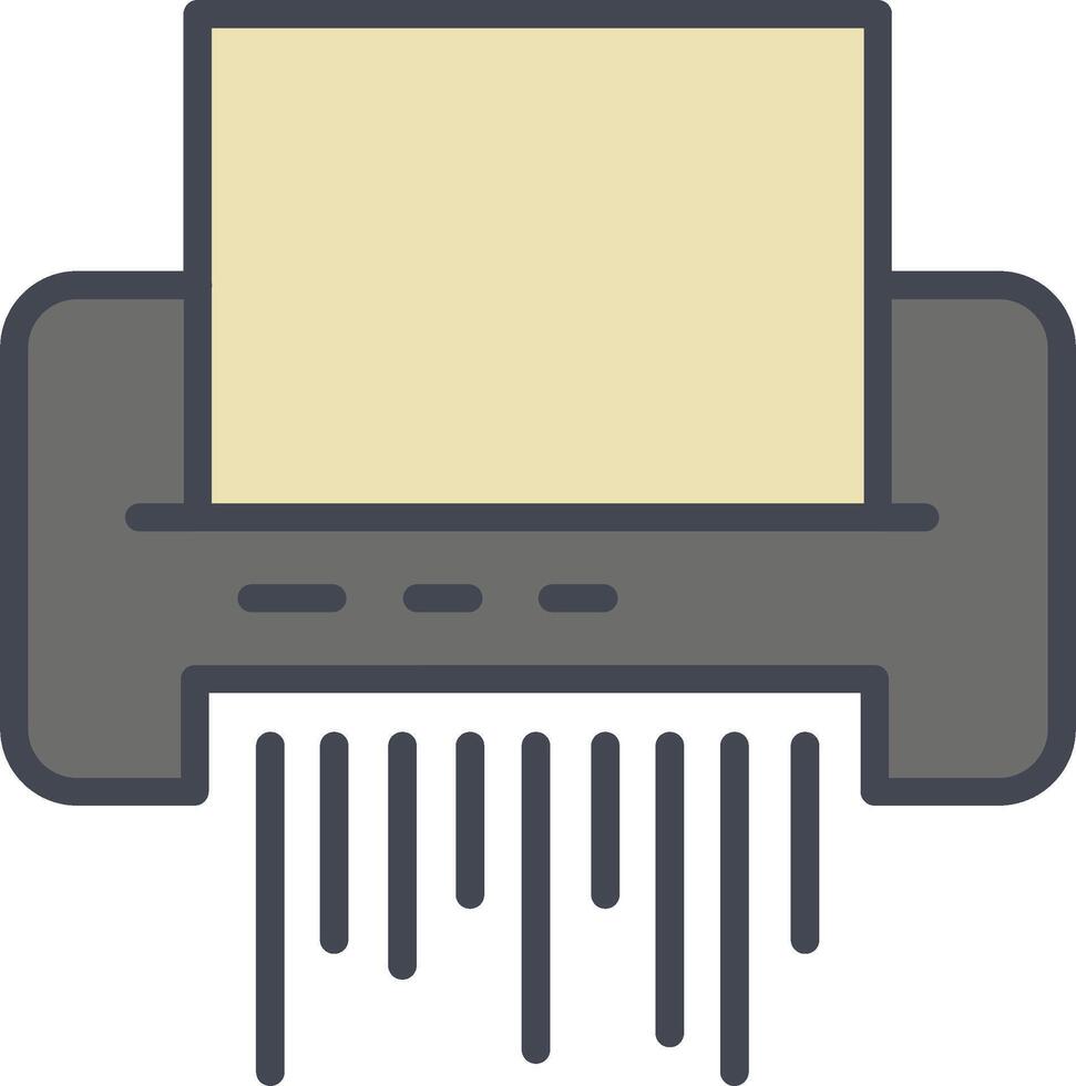 Paper Shredder Vector Icon