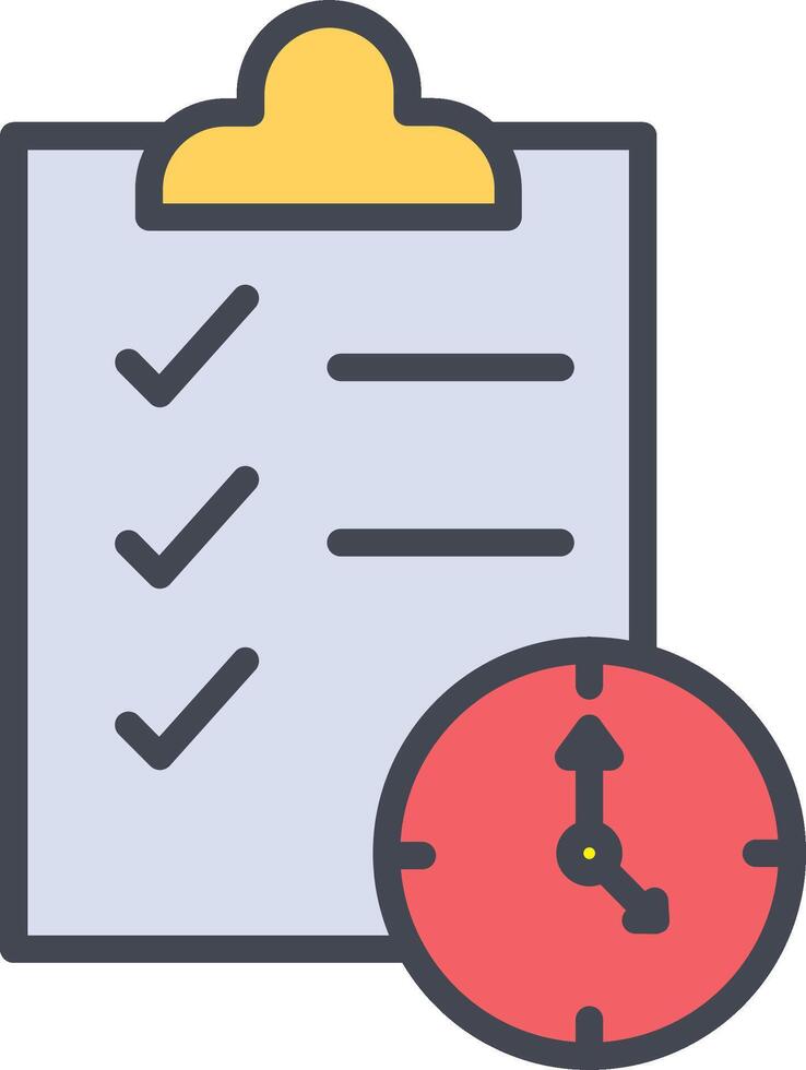 Time Management Vector Icon