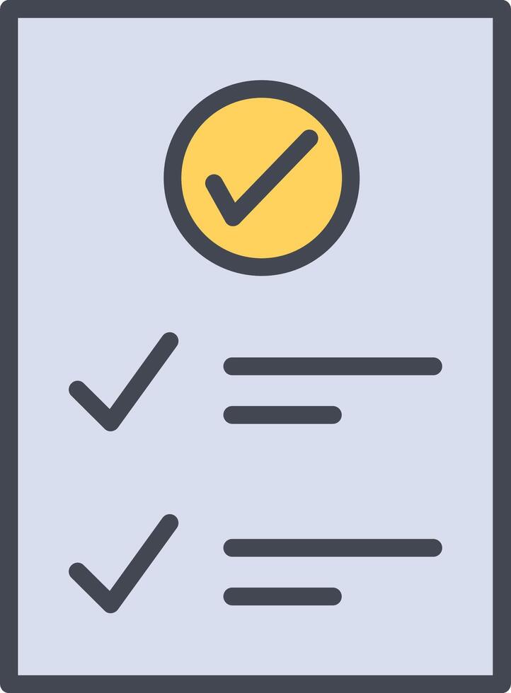 Check Up List Vector Icon