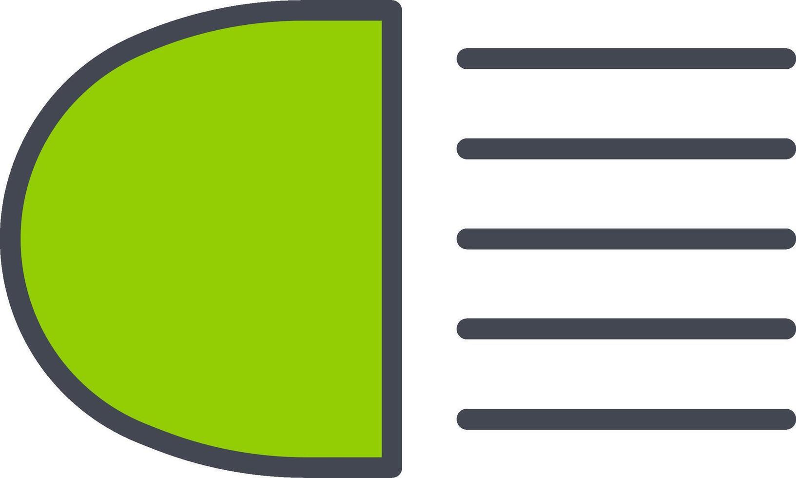 Headlight Vector Icon