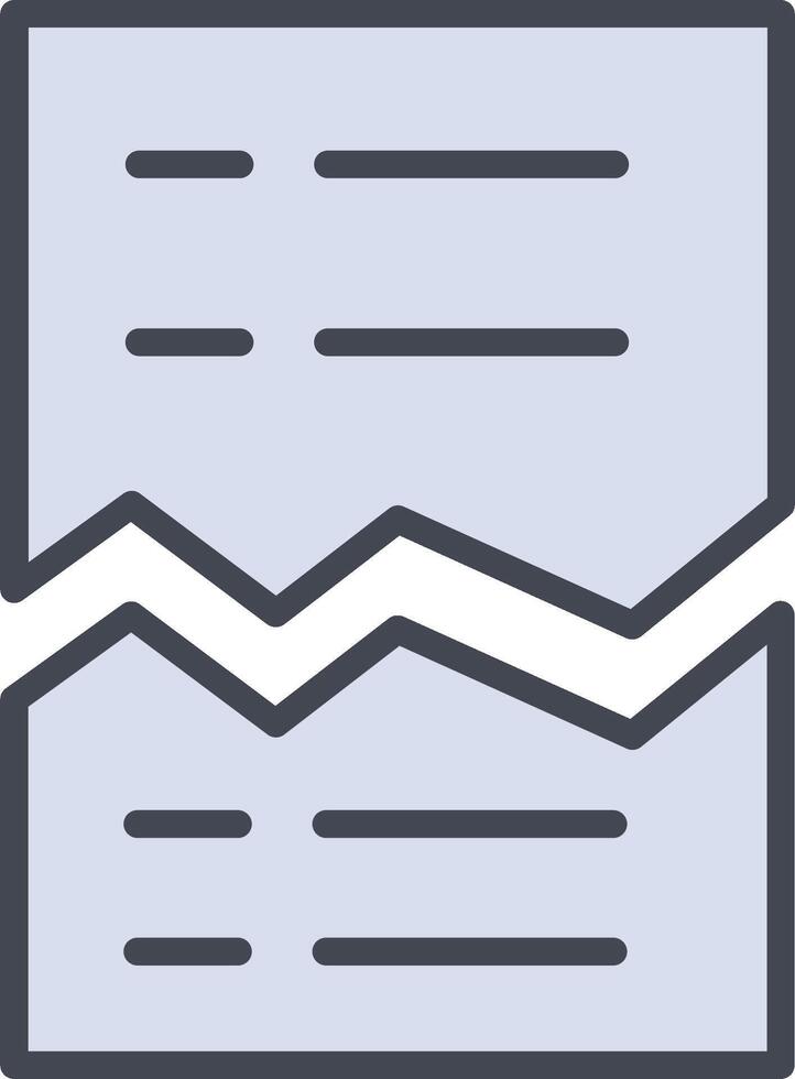 Corrupted List Vector Icon