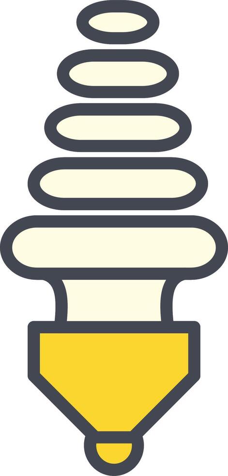 Energy Saver Bulb Vector Icon