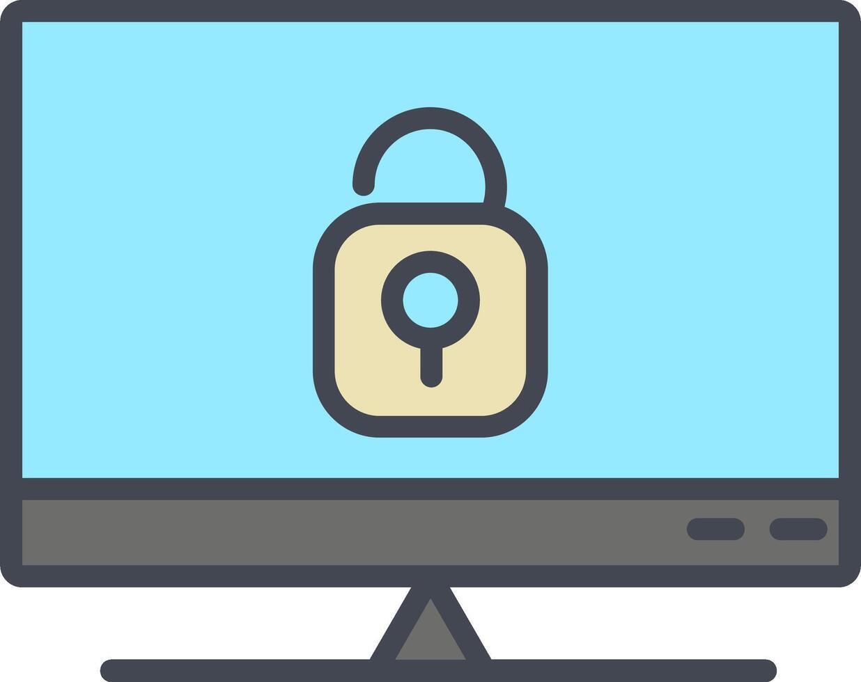 Closed Access Vector Icon
