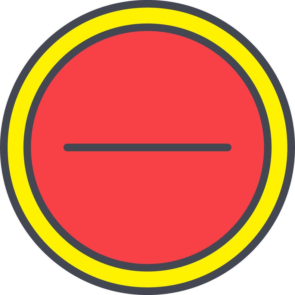 Entry Prohibited Vector Icon