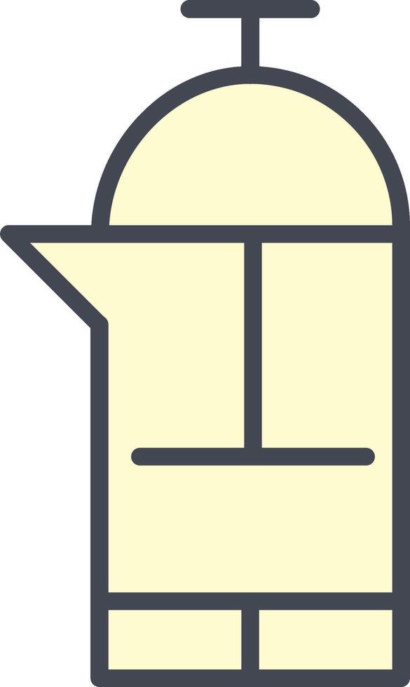 French Press Vector Icon