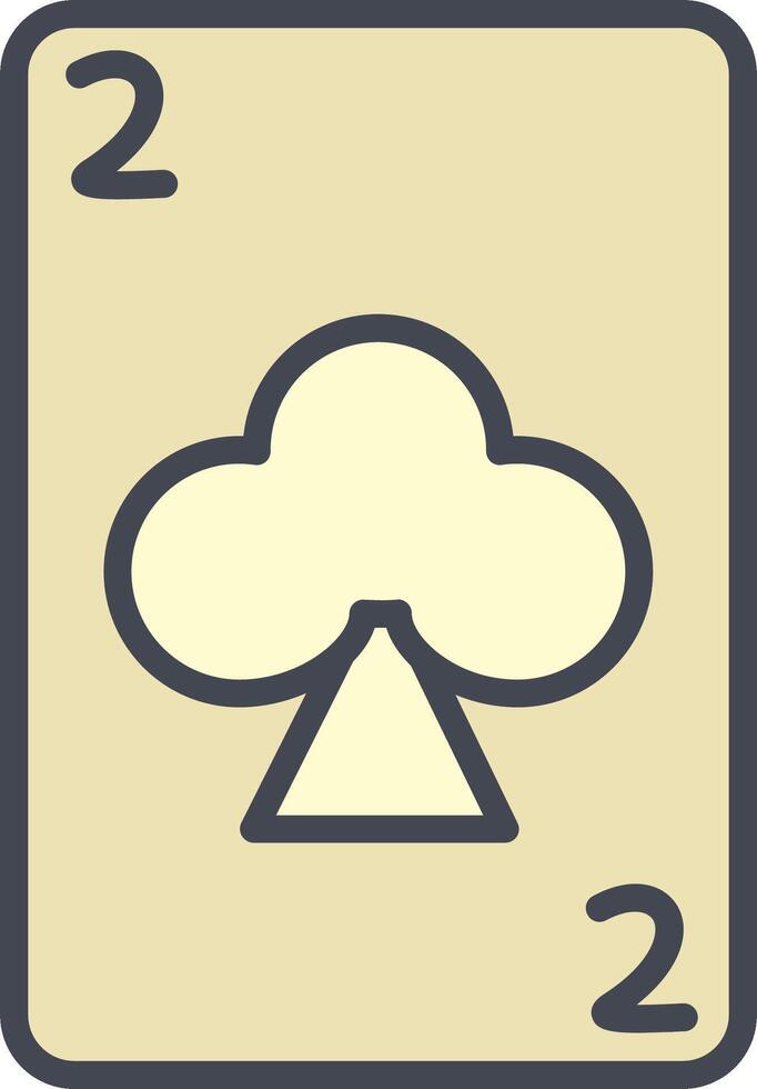 Clubs Card Vector Icon