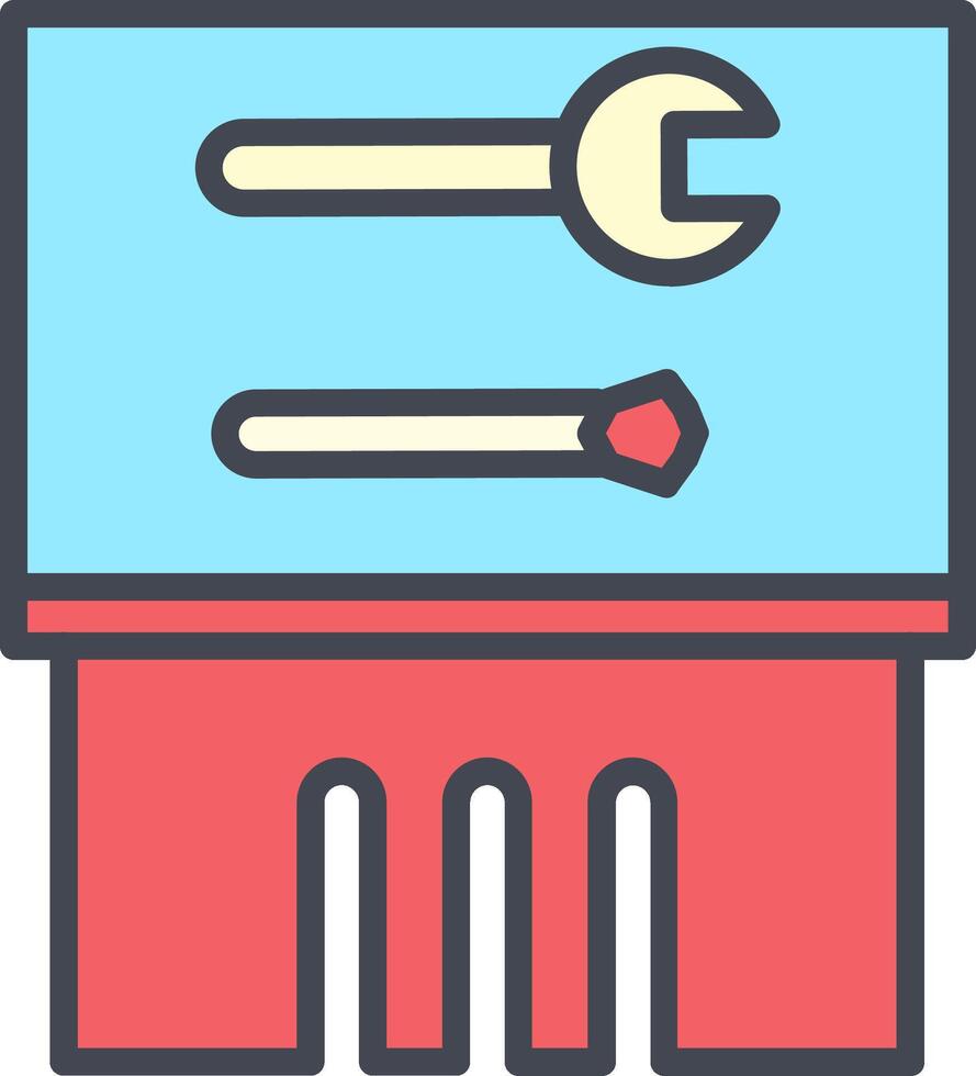 Tools Exhibit Vector Icon