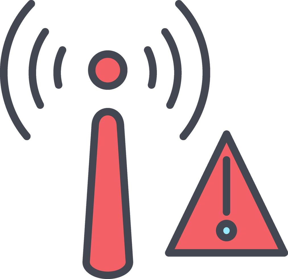 Non Ionizing Radiation Vector Icon