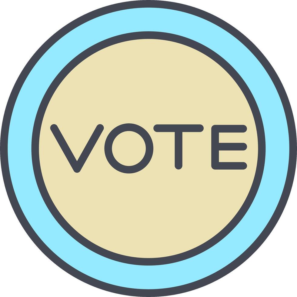 Vote Link Vector Icon