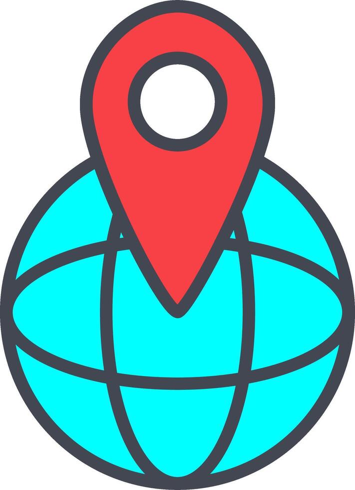 Global Locations Vector Icon
