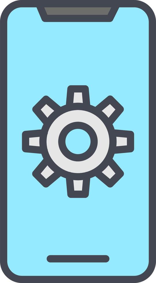 Mobile App Developing Vector Icon