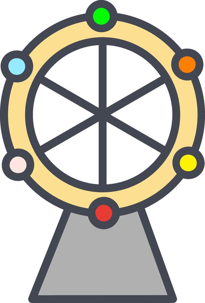 Ferris Wheel Vector Icon