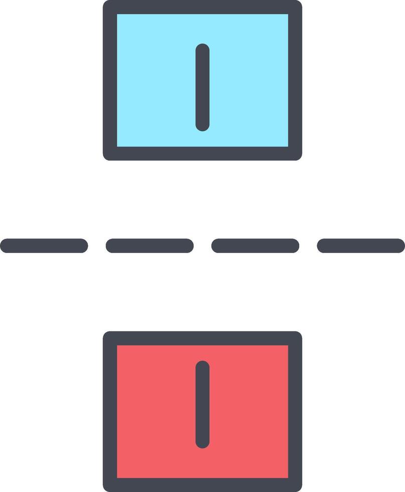 Linked Road Vector Icon
