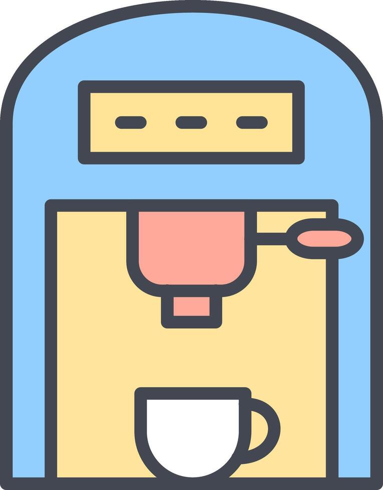 Coffee Machine II Vector Icon