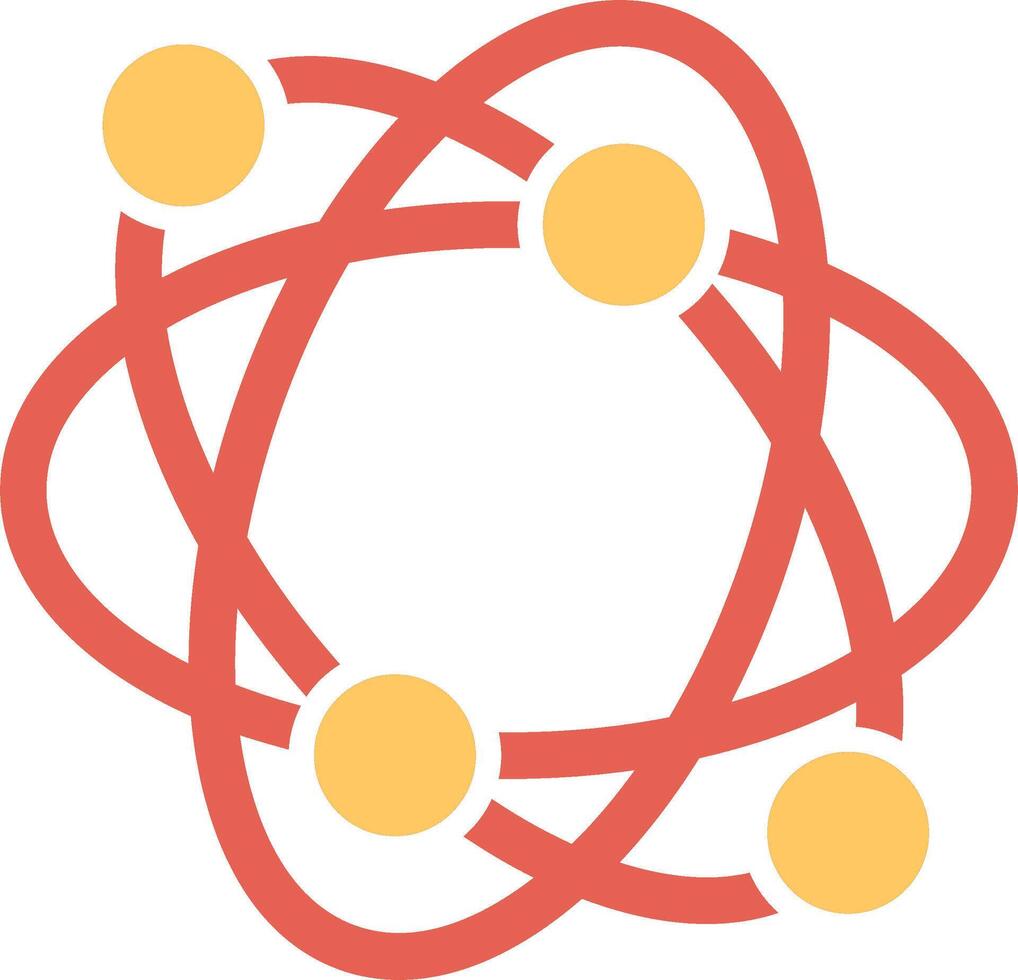 Atomic Structure Vector Icon