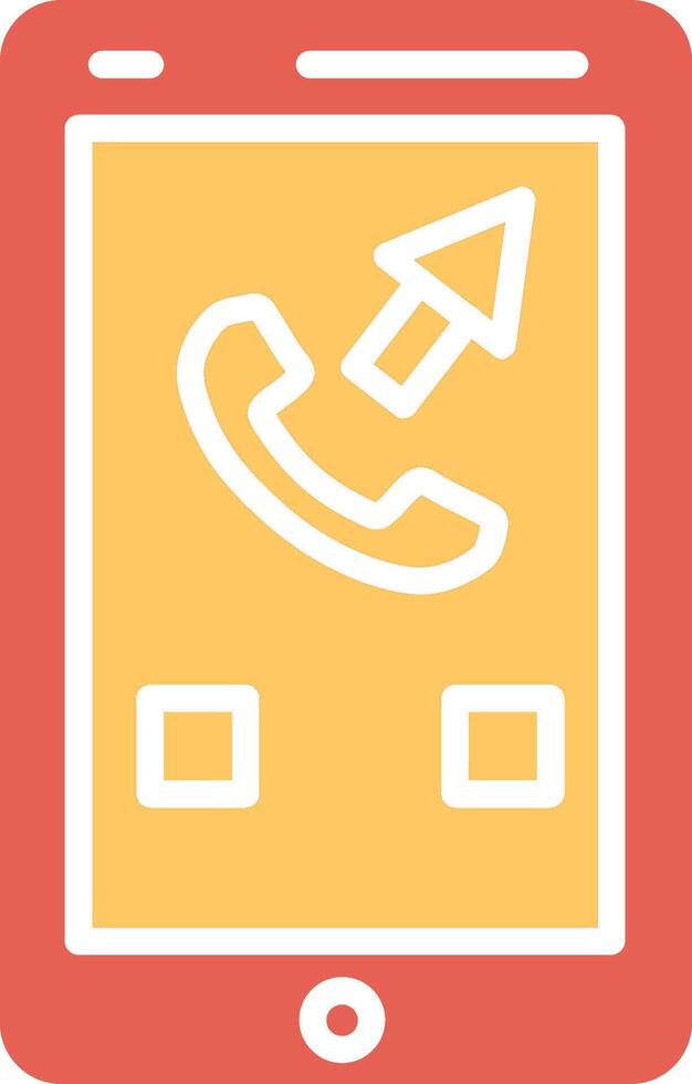 Outgoing Call Vector Icon