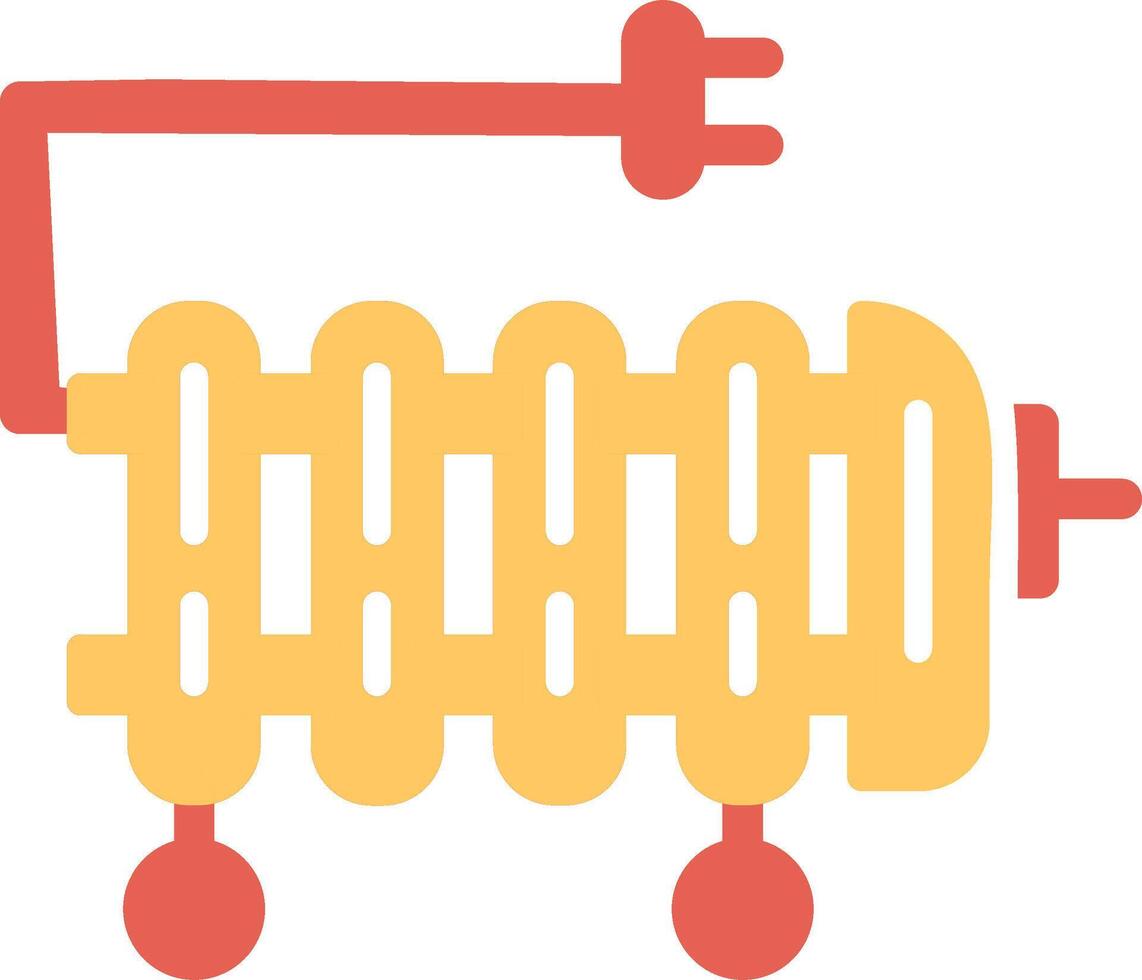 Oil Heater Vector Icon