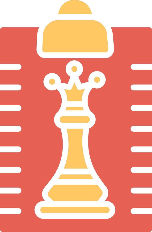 Clipboard Chess Vector Icon