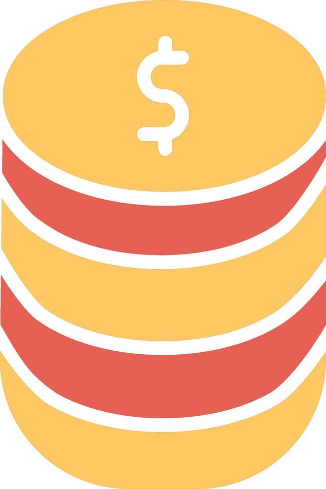 Stack of Coins Vector Icon